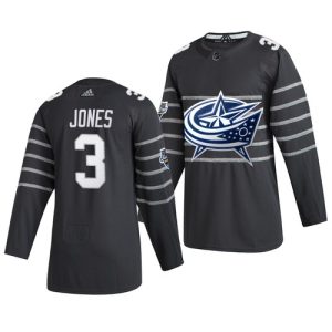 Columbus Blue Jackets Trikot #3 Seth Jones Grau 2020 NHL All-Star Game